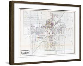 1886, Lansdale Borough, Pennsylvania, United States-null-Framed Giclee Print