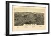 1886, Milford Bird's Eye View, New Hampshire, United States-null-Framed Giclee Print