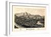 1886, Windsor Bird's Eye View, Vermont, United States-null-Framed Giclee Print