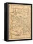 1887, Arizona State Map, United States-null-Framed Stretched Canvas