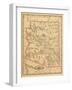 1887, Arizona State Map, United States-null-Framed Giclee Print