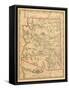 1887, Arizona State Map, United States-null-Framed Stretched Canvas