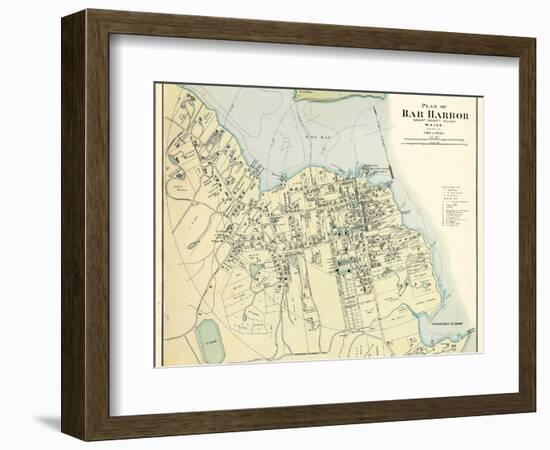 1887, Bar Harbor 1887, Maine, United States-null-Framed Giclee Print