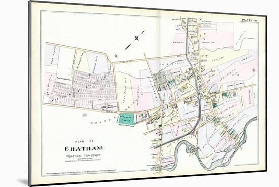 1887, Chatham, New Jersey, United States-null-Mounted Giclee Print