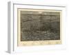 1887, Denver Bird's Eye View, Colorado, United States-null-Framed Giclee Print