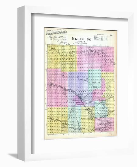 1887, Ellis County, Kansas, United States-null-Framed Giclee Print