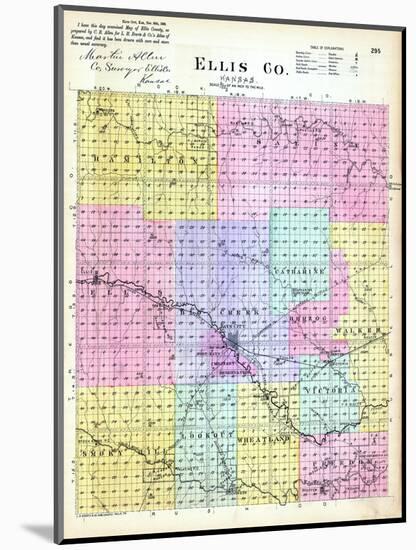 1887, Ellis County, Kansas, United States-null-Mounted Giclee Print