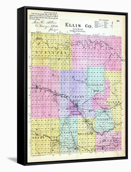 1887, Ellis County, Kansas, United States-null-Framed Stretched Canvas