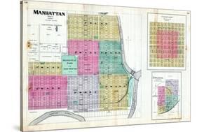 1887, Manhattan, Coronado, Towanda, Kansas, United States-null-Stretched Canvas