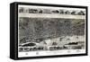 1887, Memphis Bird's Eye View, Tennessee, United States-null-Framed Stretched Canvas