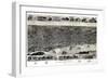 1887, Memphis Bird's Eye View, Tennessee, United States-null-Framed Premium Giclee Print