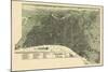 1887, Philadelphia Bird's Eye View, Pennsylvania, United States-null-Mounted Giclee Print