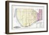 1887, Philadelphia Wards 1, 2, 3, 4, Pennsylvania, United States-null-Framed Giclee Print