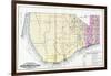 1887, Philadelphia Wards 1, 2, 3, 4, Pennsylvania, United States-null-Framed Giclee Print