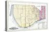 1887, Philadelphia Wards 1, 2, 3, 4, Pennsylvania, United States-null-Stretched Canvas