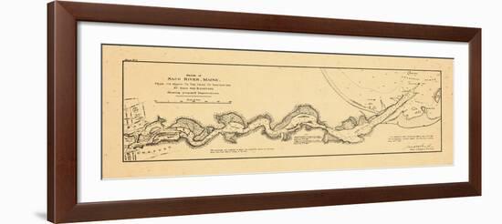 1887, Saco River, Maine-null-Framed Giclee Print