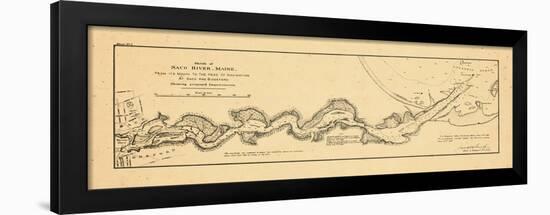 1887, Saco River, Maine-null-Framed Giclee Print