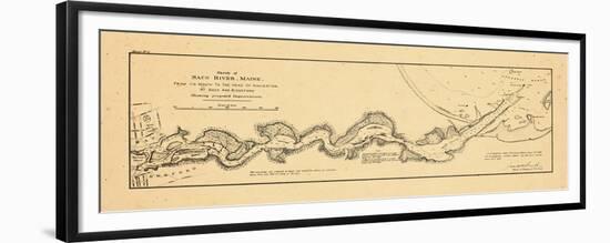 1887, Saco River, Maine-null-Framed Premium Giclee Print