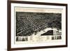 1887, Selma Bird's Eye View, Alabama, United States-null-Framed Giclee Print