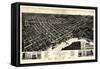 1887, Selma Bird's Eye View, Alabama, United States-null-Framed Stretched Canvas