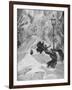 1888 Blizzard in New York-null-Framed Giclee Print