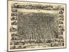 1888, Boston Bird's Eye View of the Highlands, Massachusetts, United States-null-Mounted Giclee Print