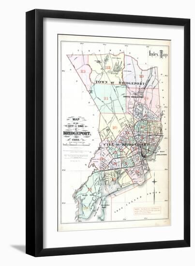 1888, Bridgeport, Connecticut, United States-null-Framed Giclee Print