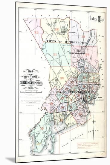 1888, Bridgeport, Connecticut, United States-null-Mounted Premium Giclee Print