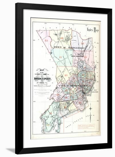 1888, Bridgeport, Connecticut, United States-null-Framed Giclee Print