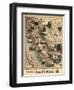 1888, California State Map, California, United States-null-Framed Giclee Print