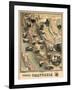 1888, California State Map, California, United States-null-Framed Giclee Print