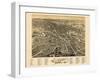 1888, Dover Bird's Eye View, New Hampshire, United States-null-Framed Giclee Print