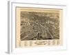 1888, Dover Bird's Eye View, New Hampshire, United States-null-Framed Giclee Print