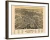 1888, Dover Bird's Eye View, New Hampshire, United States-null-Framed Giclee Print