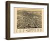 1888, Dover Bird's Eye View, New Hampshire, United States-null-Framed Premium Giclee Print