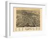 1888, Dover Bird's Eye View, New Hampshire, United States-null-Framed Premium Giclee Print