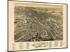 1888, Dover Bird's Eye View, New Hampshire, United States-null-Mounted Premium Giclee Print