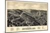 1888, Hot Springs Bird's Eye View, Arkansas, United States-null-Mounted Giclee Print