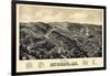 1888, Hot Springs Bird's Eye View, Arkansas, United States-null-Framed Giclee Print