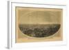 1888 Las Angeles Map-N. Harbick-Framed Art Print