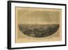 1888 Las Angeles Map-N. Harbick-Framed Art Print