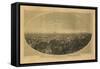 1888 Las Angeles Map-N. Harbick-Framed Stretched Canvas