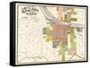 1888, Little Rock City Map, Arkansas, United States-null-Framed Stretched Canvas