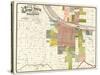 1888, Little Rock City Map, Arkansas, United States-null-Stretched Canvas