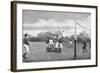 1889 Football Match-null-Framed Art Print