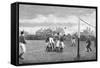 1889 Football Match-null-Framed Stretched Canvas