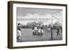 1889 Football Match-null-Framed Art Print