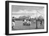 1889 Football Match-null-Framed Art Print