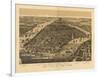 1889 NYC Map-N. Harbick-Framed Art Print