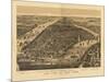 1889 NYC Map-N. Harbick-Mounted Art Print